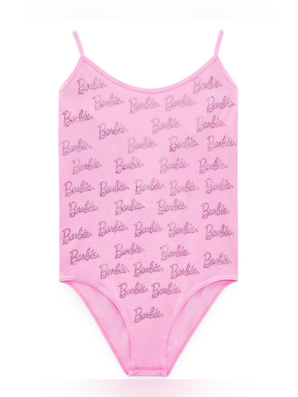 (M-L) Zara X Barbie Rhinestone Bodysuit - Picture 2 of 5